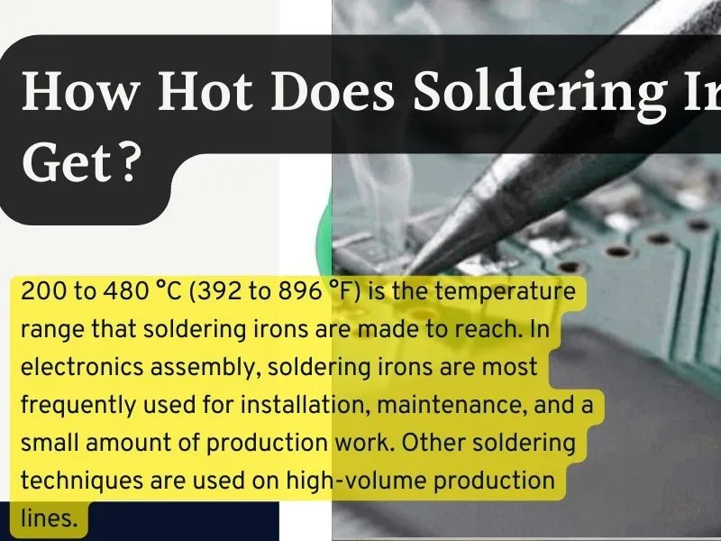 How Hot Does Soldering Iron Get?