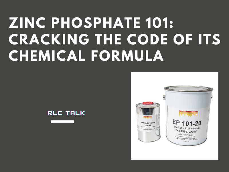 what is the chemical formula for zinc phosphate